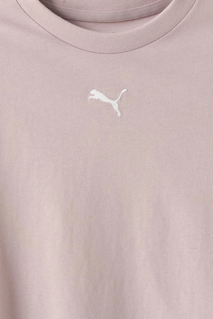 Puma тениска за деца от памук ESS Centered Cat Logo Boxy Tee