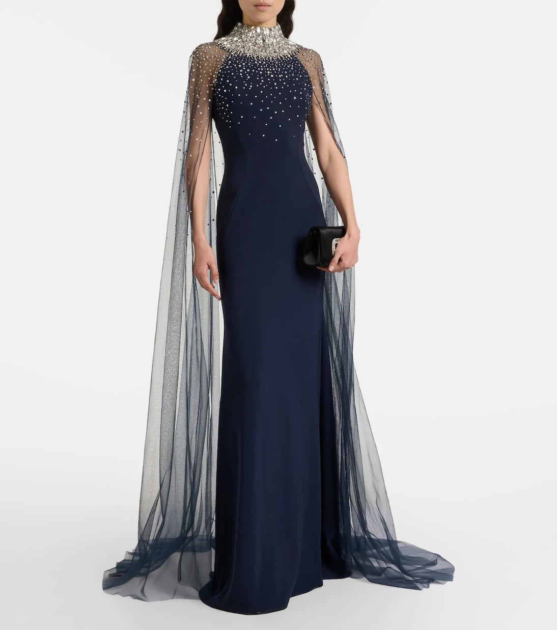 Jenny Packham - Zadie caped embellished gown
