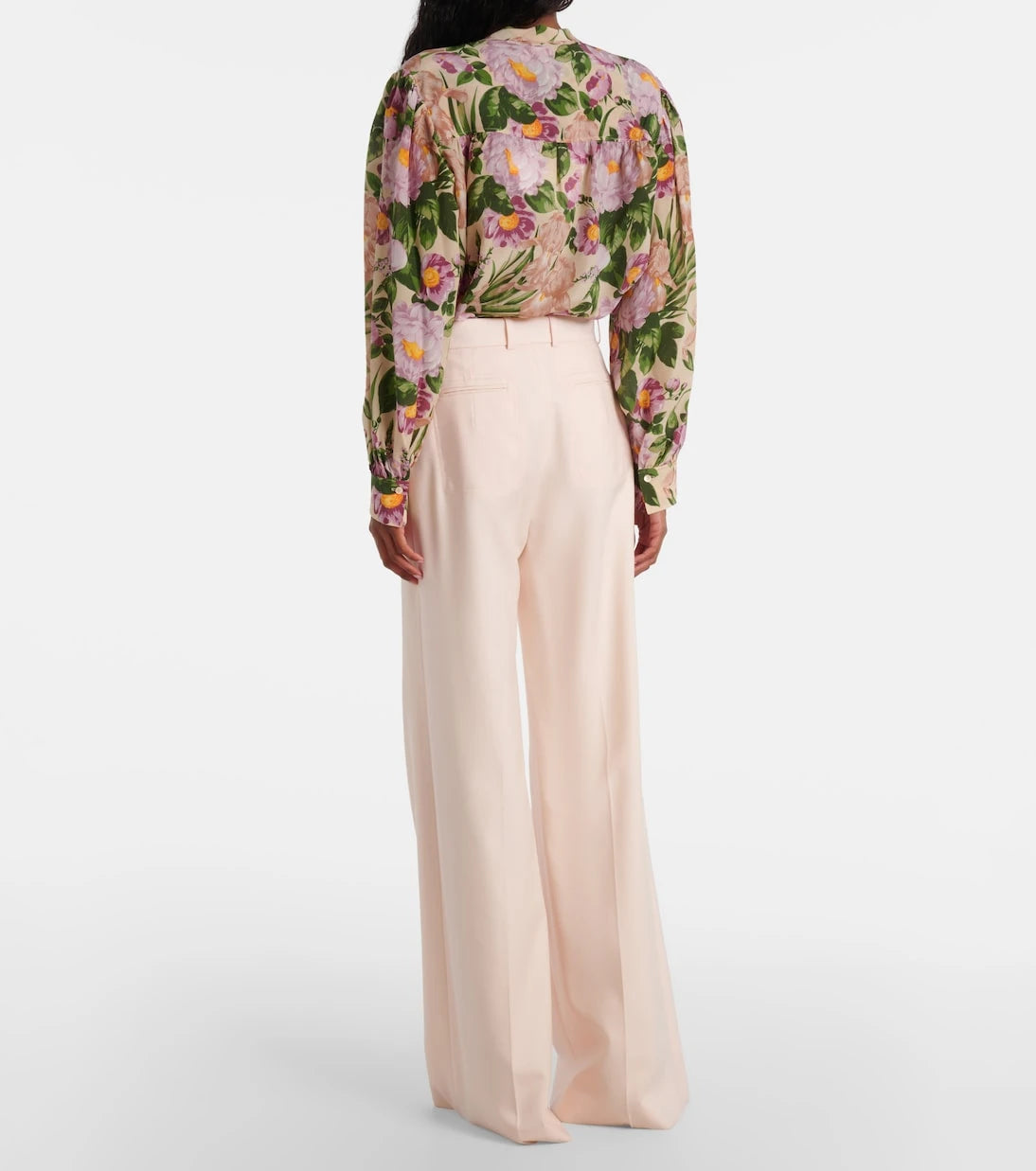 Chloé - Virgin wool gabardine flared pants