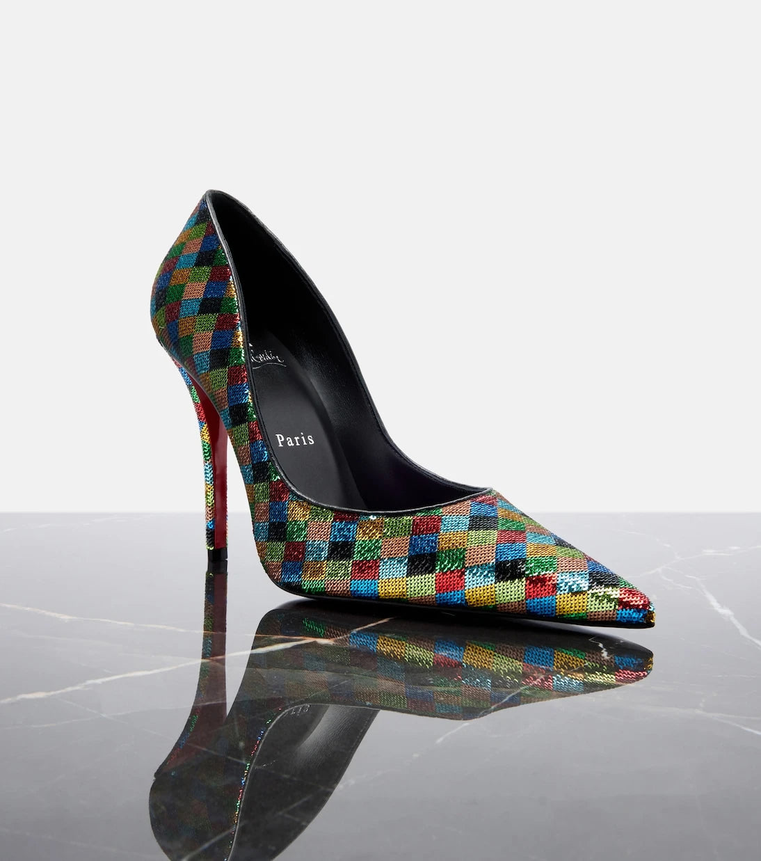 Christian Louboutin - Miss Z sequined pumps