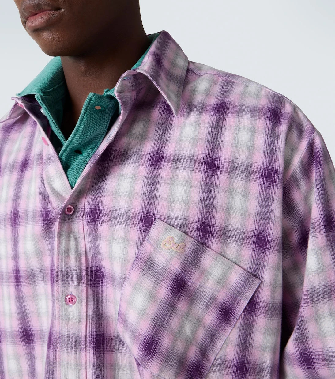ERL - Checked cotton shirt