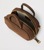 Brown Suede Beau Micro Bag
