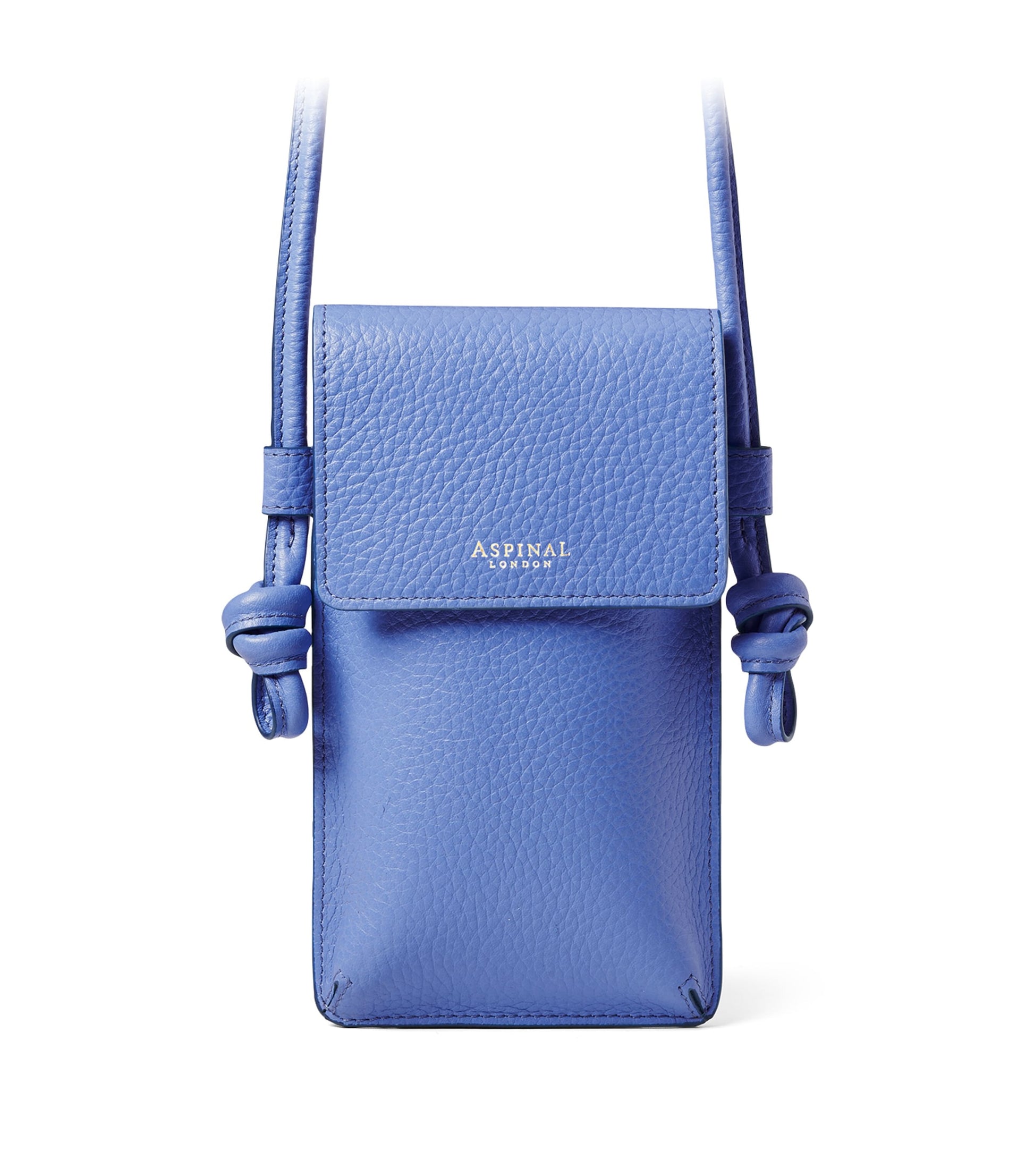 Leather Ella Phone Pouch CAPRI BLUE