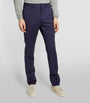 Wool Serge Straight Trousers