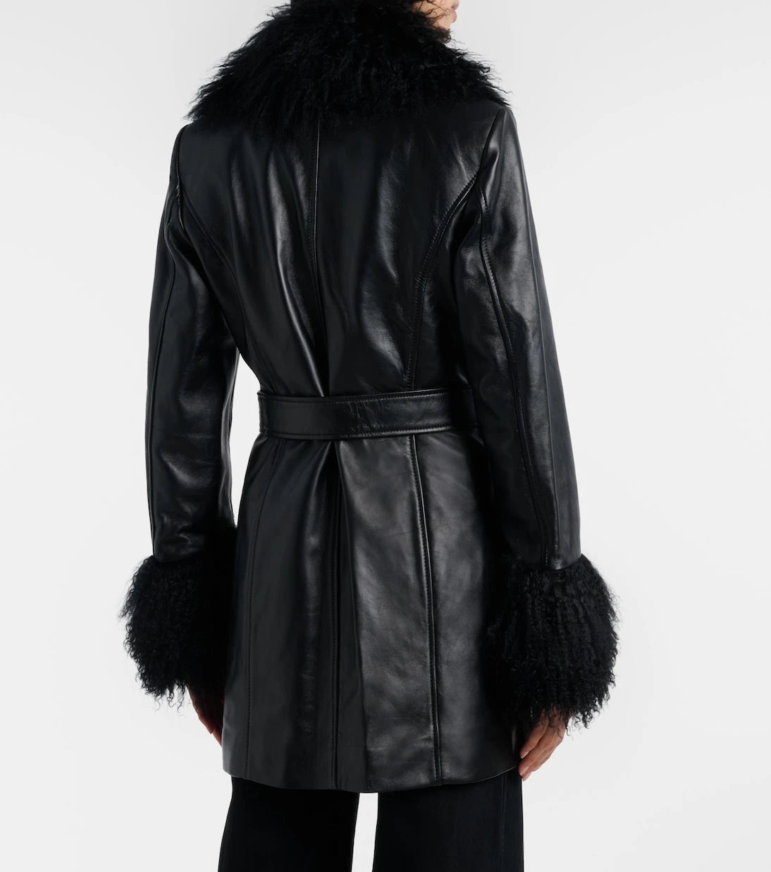 Nili Lotan - Sefa belted leather jacket