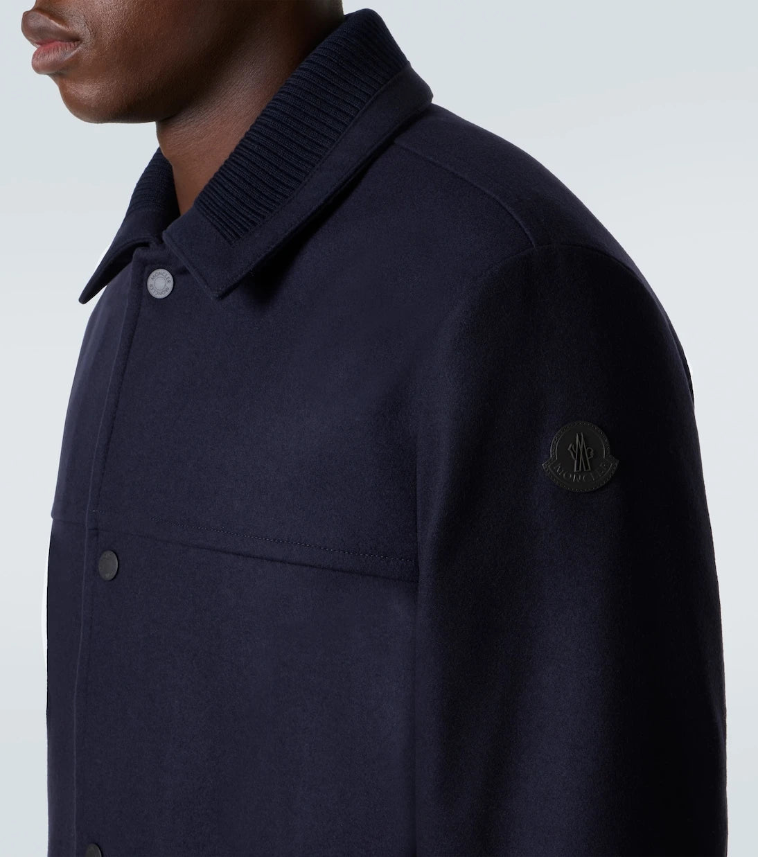 Moncler - Emilion wool-blend down jacket