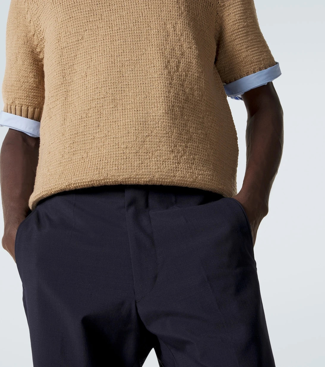 Prada - Wool and mohair straight pants