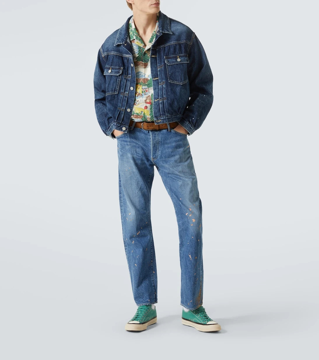 Visvim - Crosby printed silk-blend bowling shirt