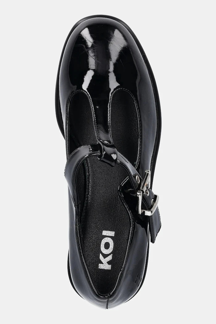 Koi Footwear SAI BLACK MARY JANES ‘PATENT EDITION’ Kalın Topuklu Ayakkabı