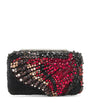 Metallic Embellished T-Bar Box Clutch Bag