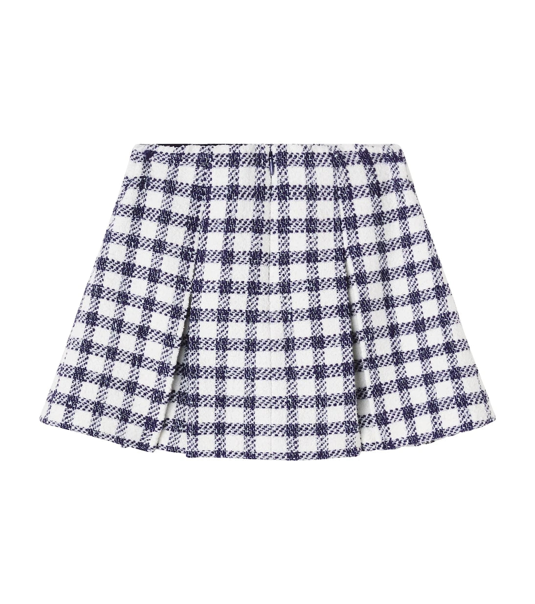 Self-Portrait Kids - Checked bouclé skirt