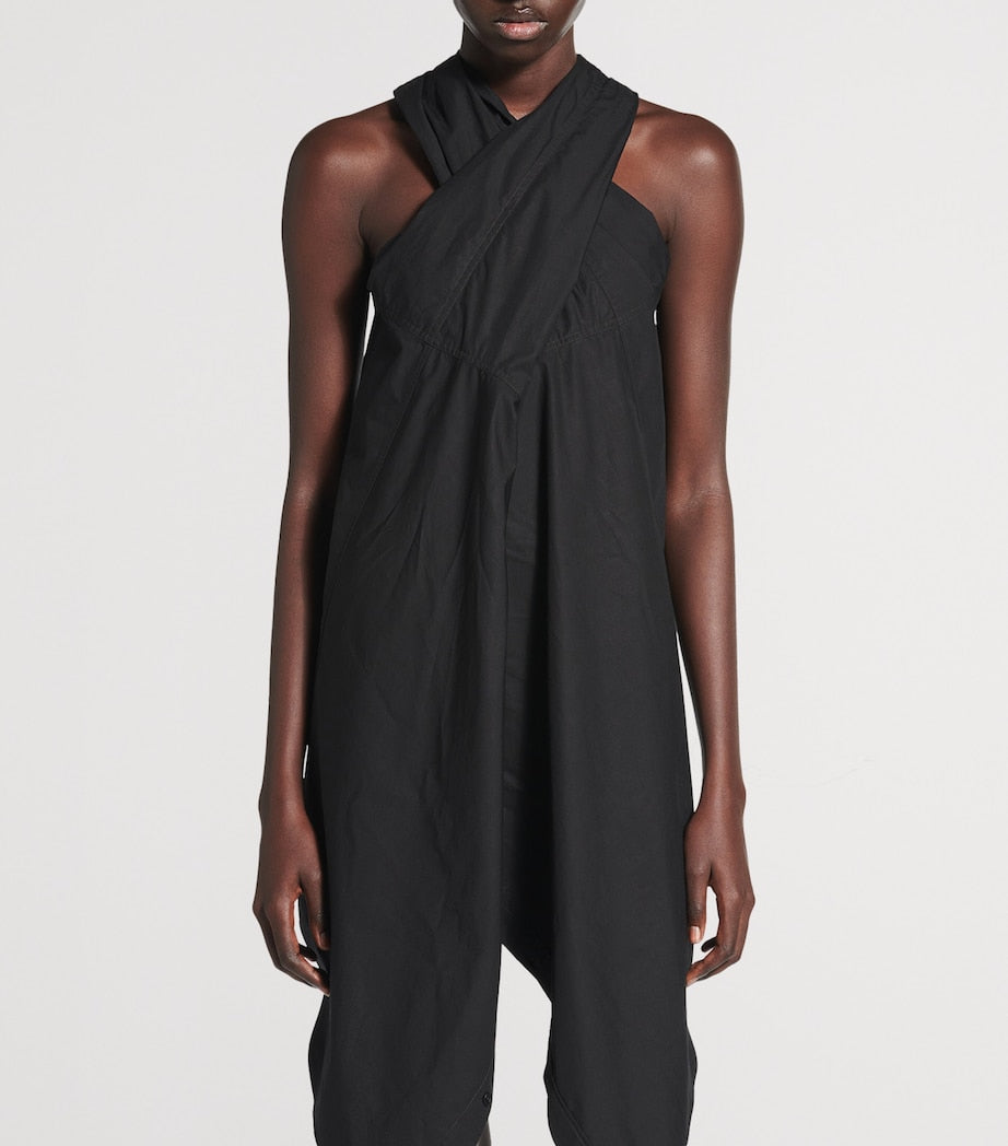 Cotton Twisted Shirt Dress