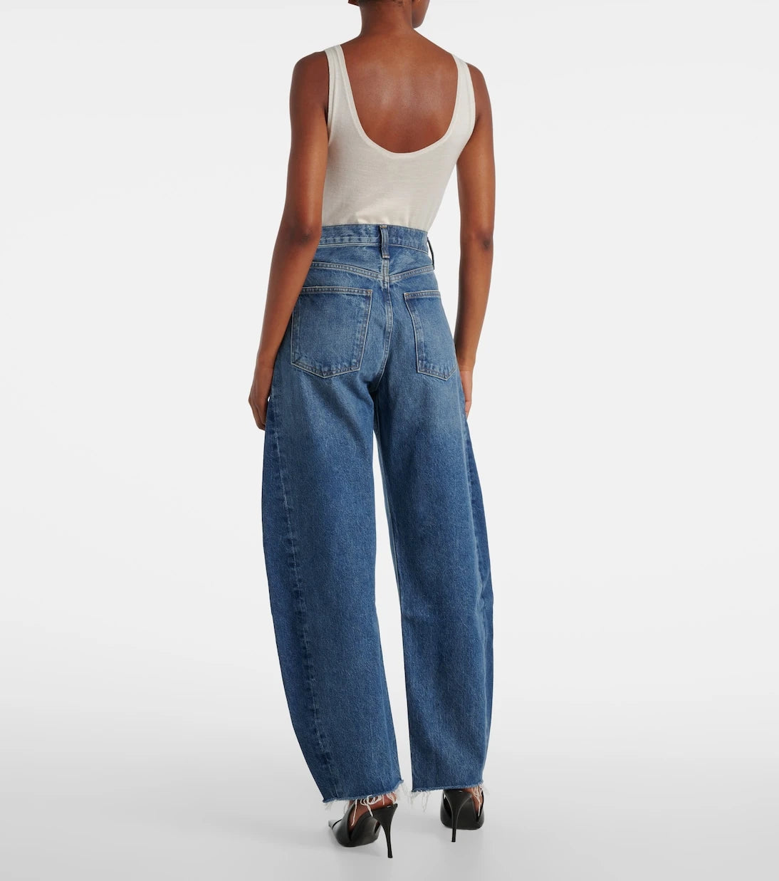 Agolde - Luna high-rise barrel-leg jeans