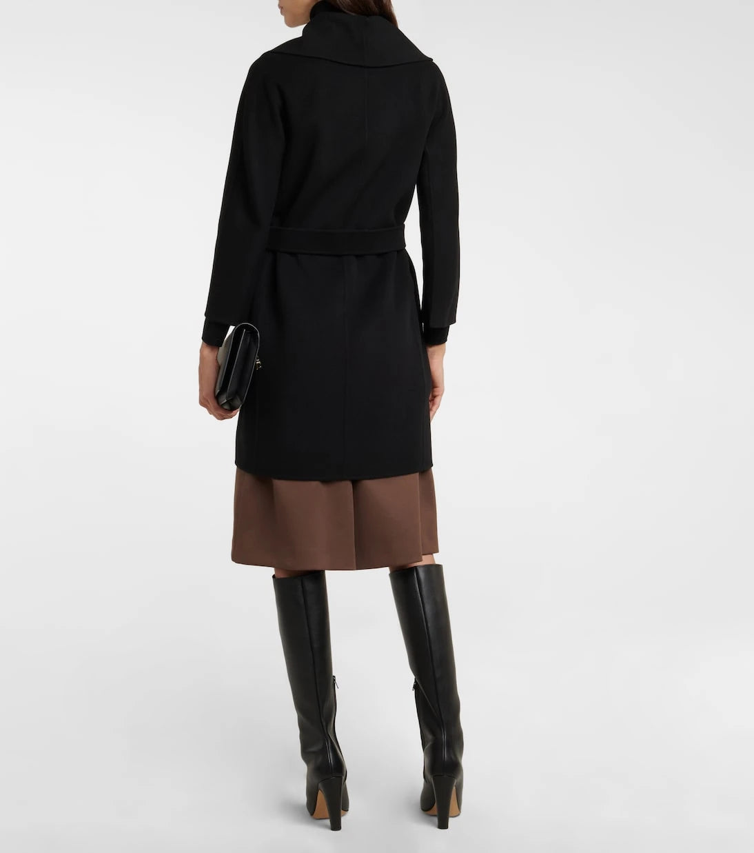 'S Max Mara - Messi belted virgin wool coat