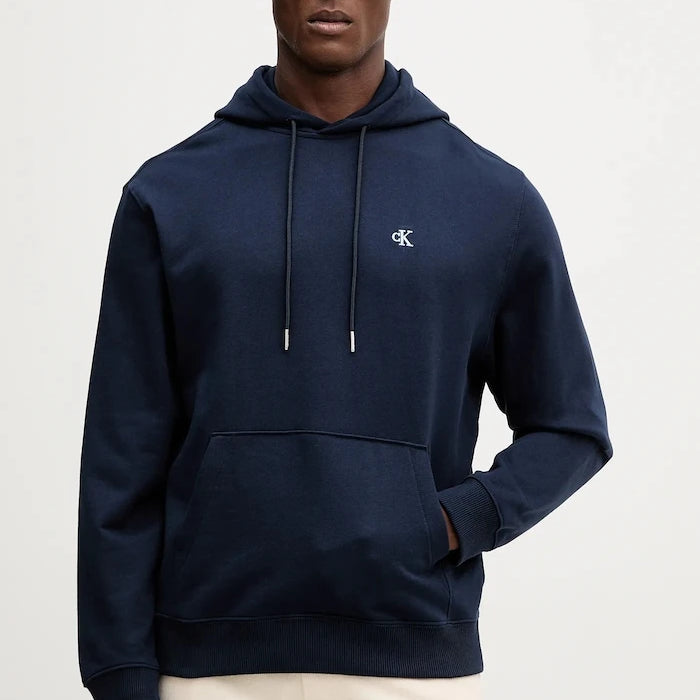 Calvin Klein Jeans erkek pamuklu kapüşonlu sweatshirt