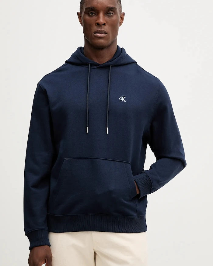 Calvin Klein Jeans erkek pamuklu kapüşonlu sweatshirt
