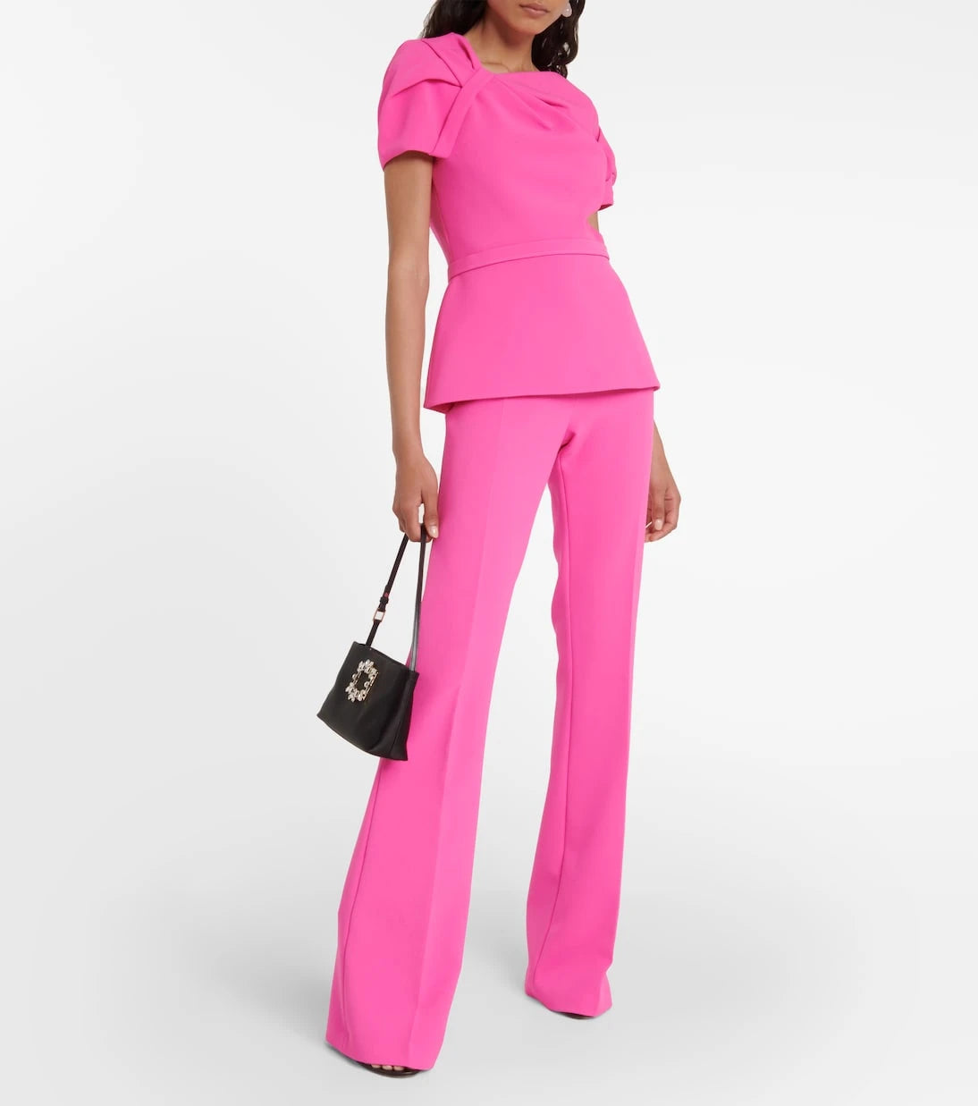 Safiyaa - Peplum crêpe top