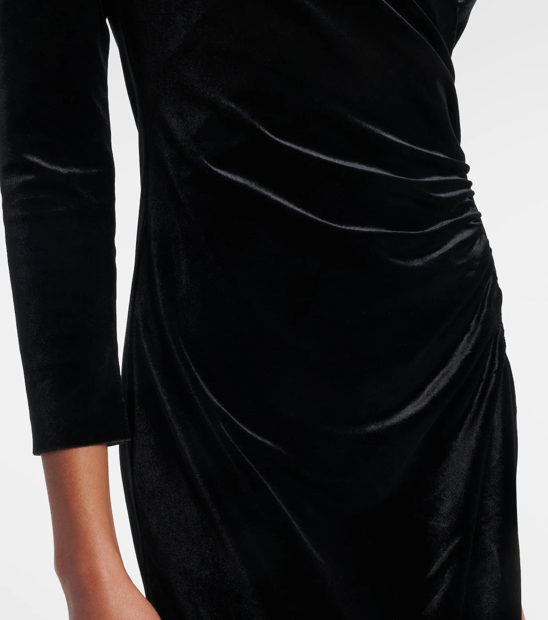 Norma Kamali - Asymmetric velvet gown