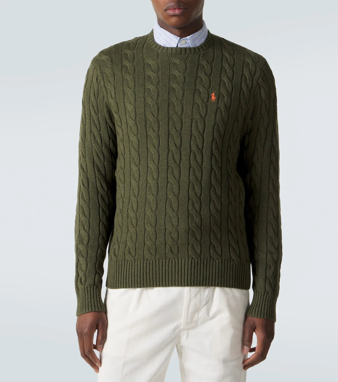 Polo Ralph Lauren - سترة قطنية بنقشة الكابل