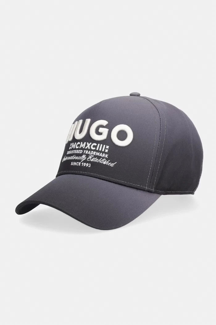 HUGO Blue Erkek Pamuklu Şapka Merk-Degrade