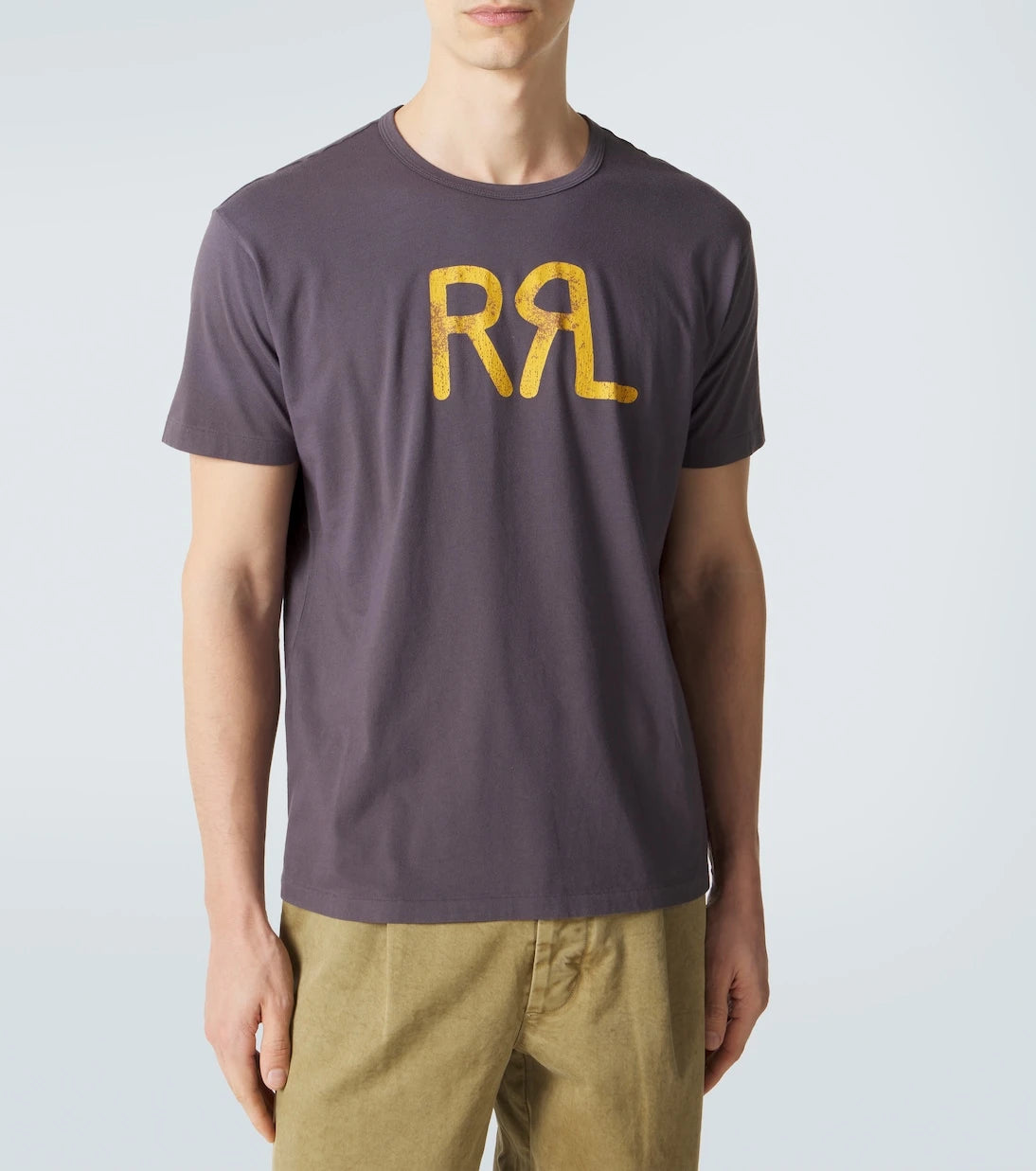 RRL - تي شيرت قطني بشعار العلامة