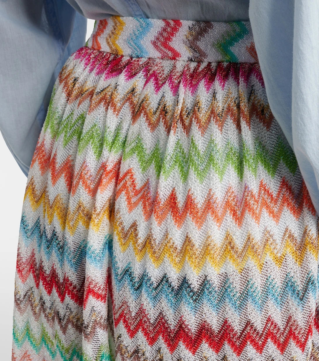 Missoni - Zigzag lamé shorts