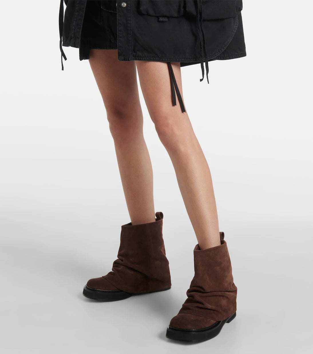 The Attico - Mini Robin suede ankle boots