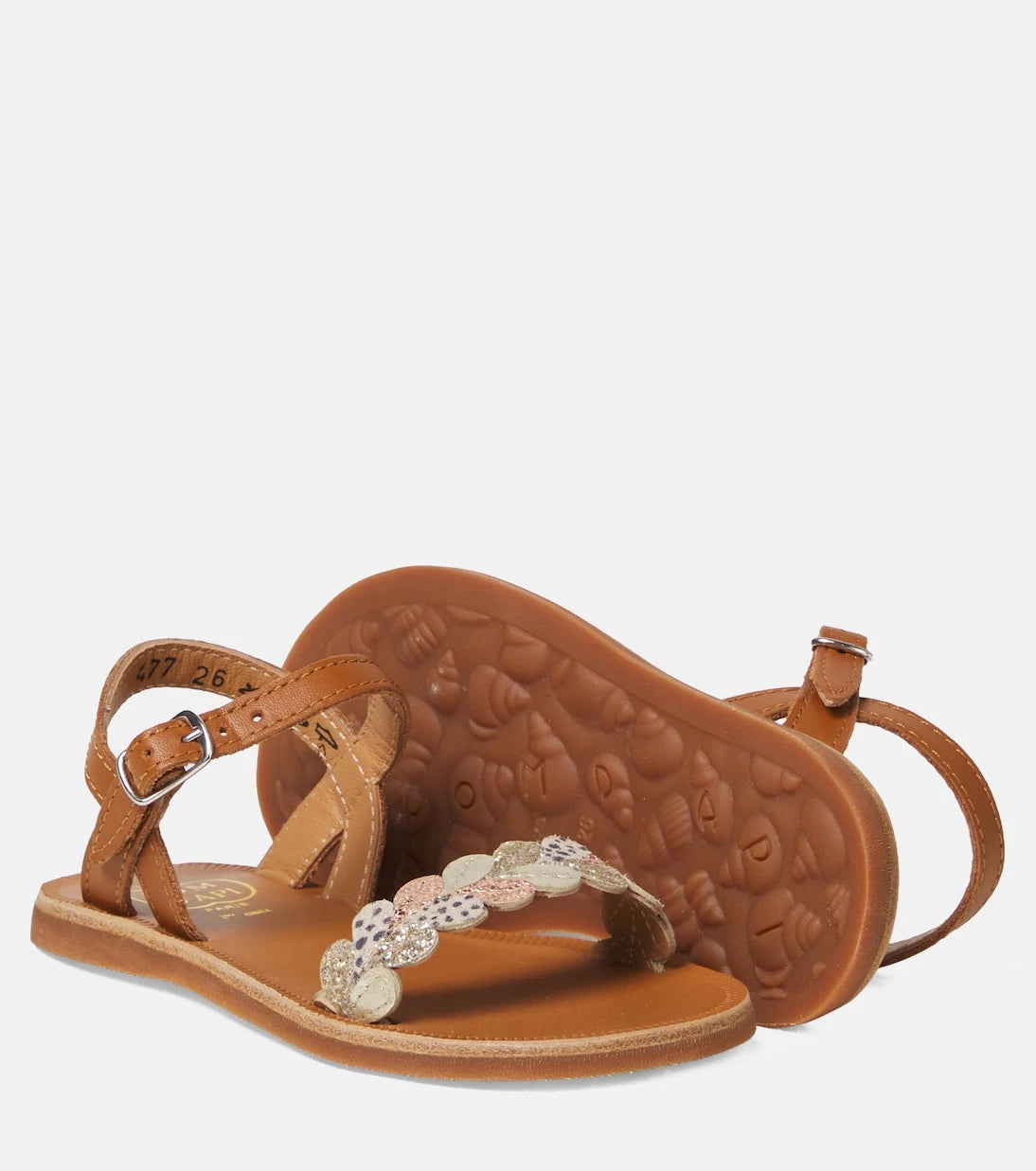 Pom d'Api - Plagette leather sandals