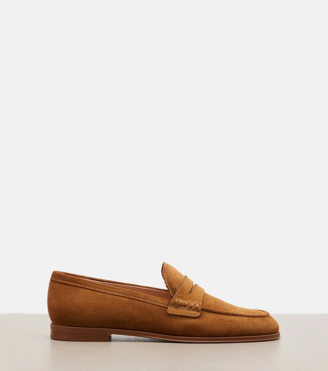 Gianvito Rossi - Georgie suede penny loafers