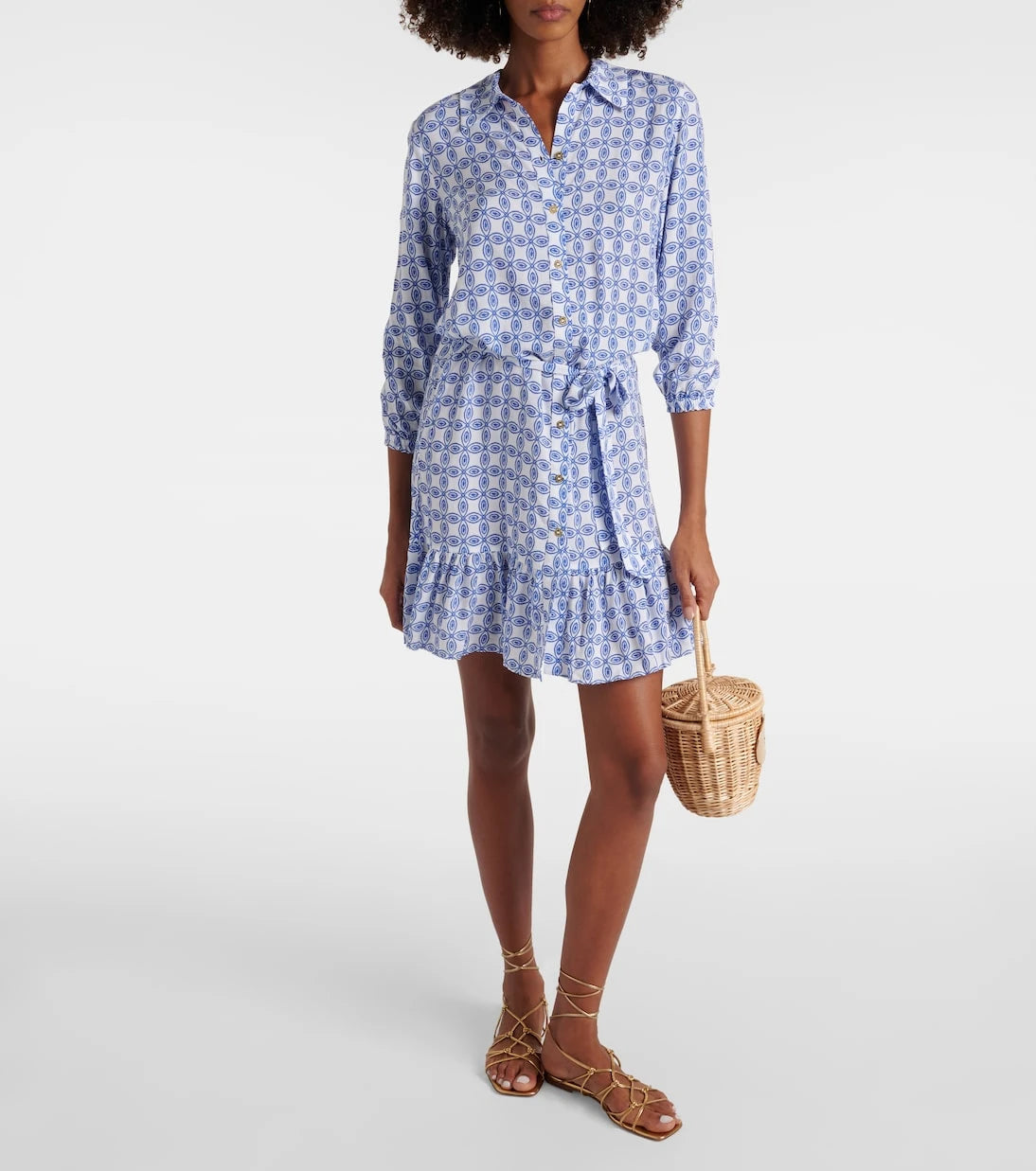 Heidi Klein - Mahoe Bay printed minidress