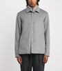 Colombo Grey Silk-Cashmere Hybrid Jacket