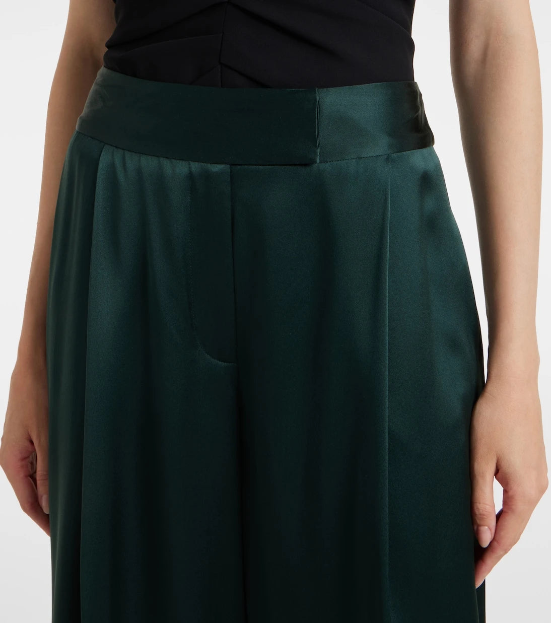 The Sei - Silk satin wide-leg pants