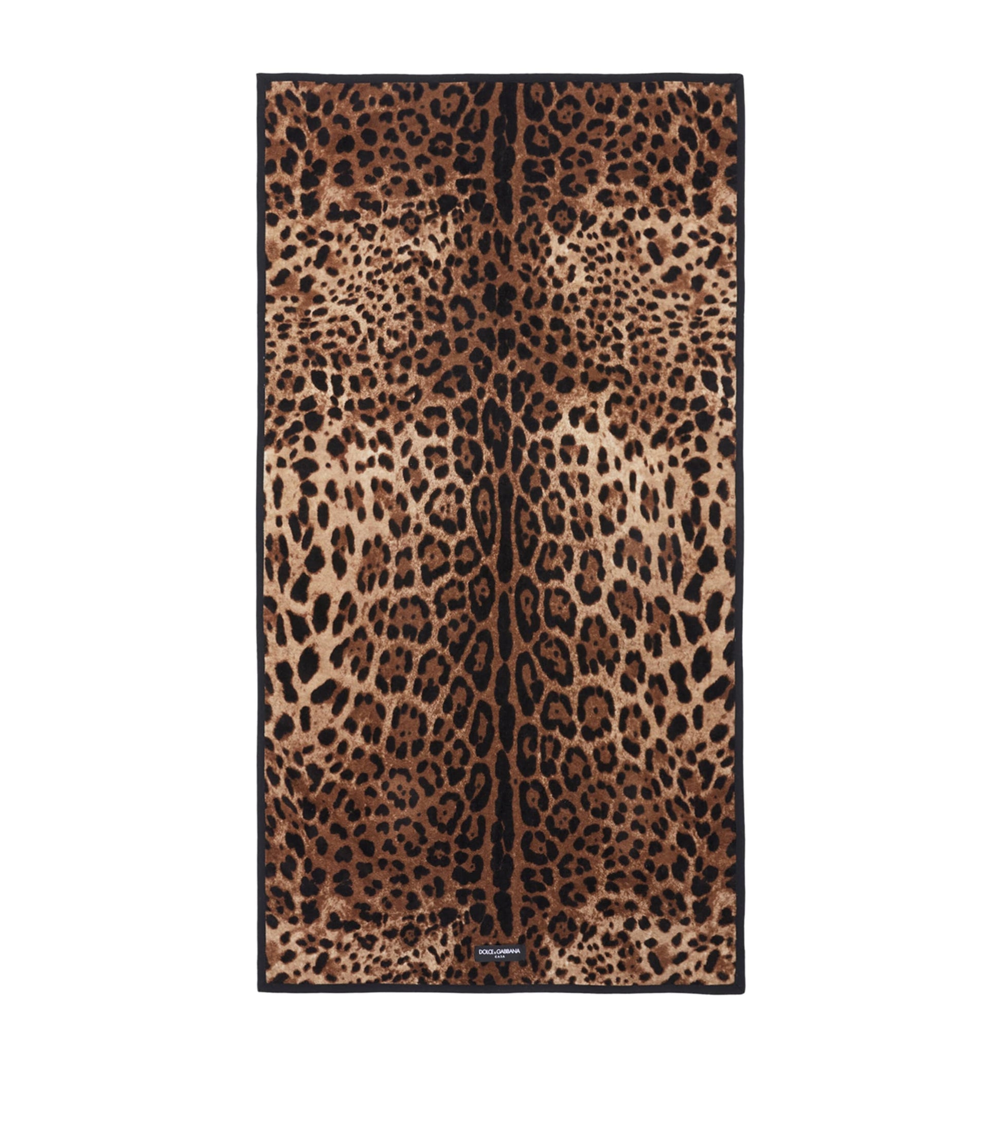 Dolce & Gabbana Casa Cotton Leopard Print Hand Towel (60cm x 110cm)