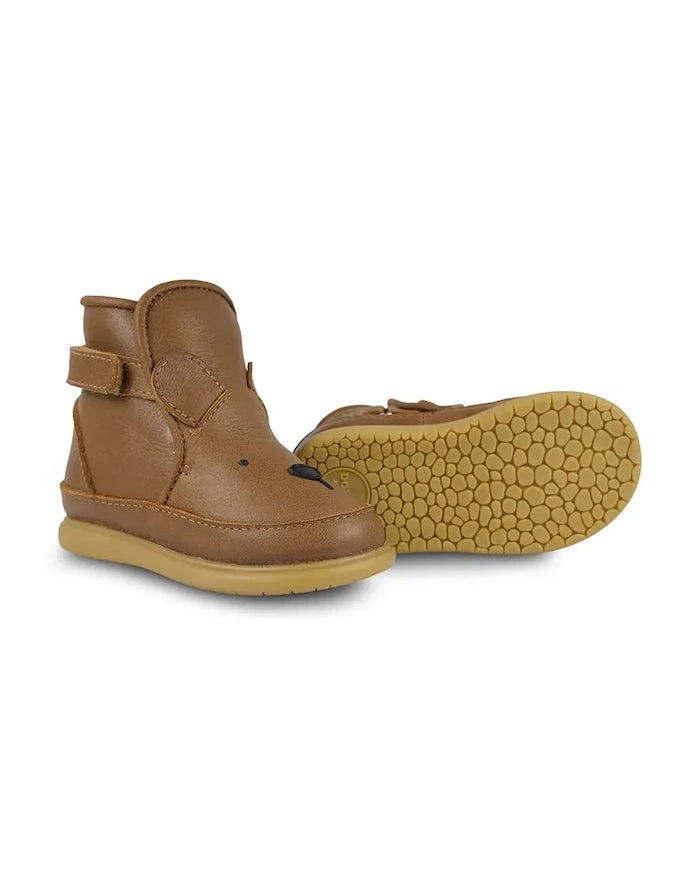 Donsje Dubu Classic Shoes Bear Çocuk Deri Kışlık Botlar