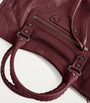 Balenciaga Red Medium Leather Le City Top-Handle Bag