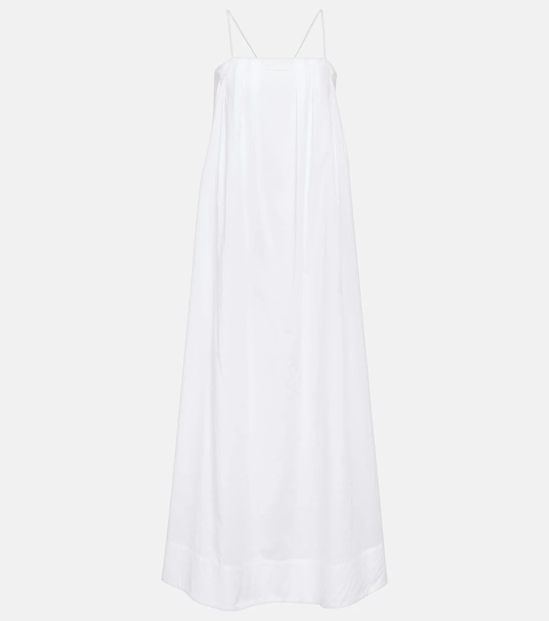 Asceno - Heather cotton batiste maxi dress