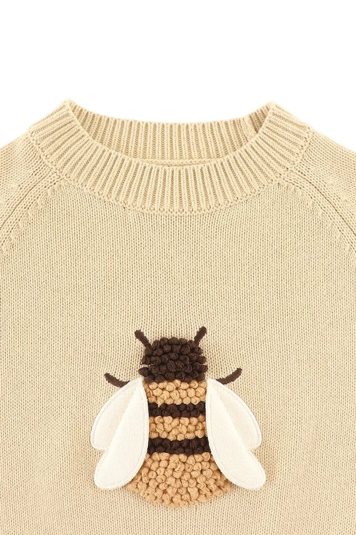 Donsje Valenthe Sweater Bee Çocuk Pamuklu Kazak