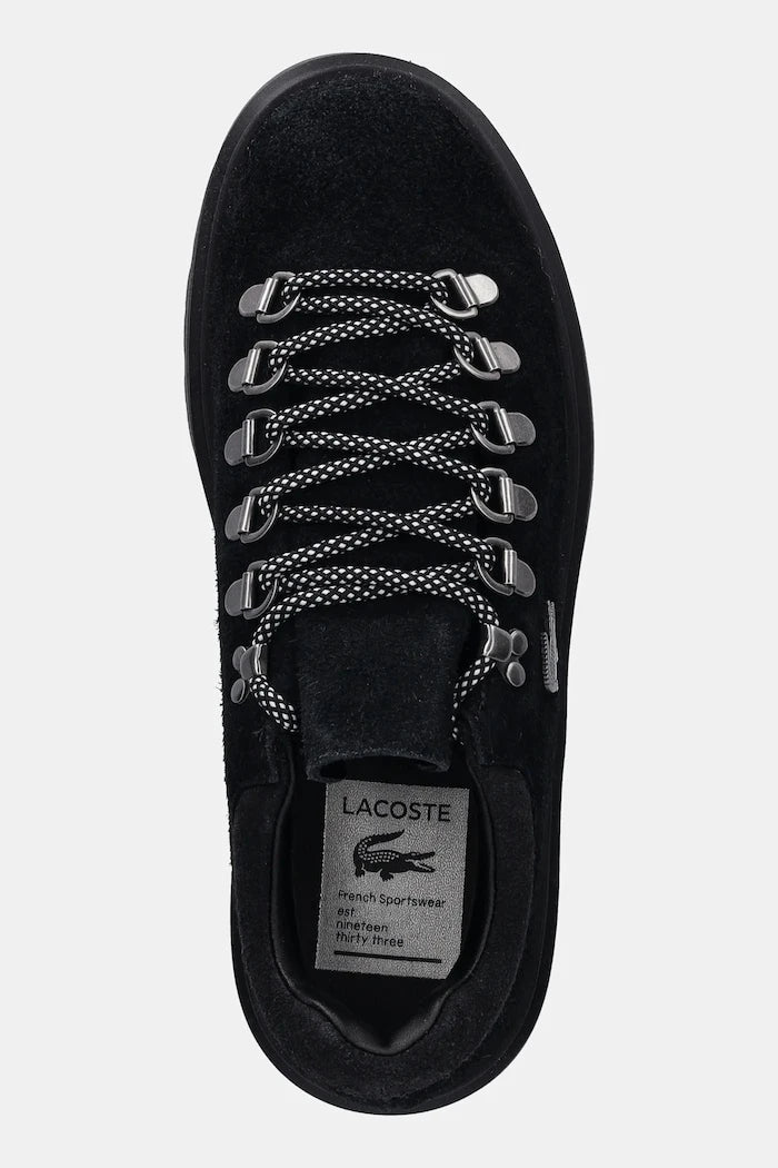Велурени маратонки Lacoste Baseshot Winter Sneakers