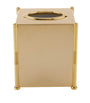 ZODIAC Cylinder Gold-Plated Tissue Box