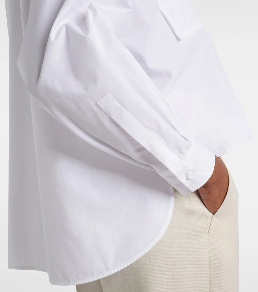 Max Mara - Tenue cotton poplin shirt