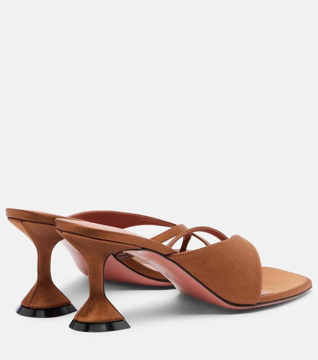 Amina Muaddi - Shiona satin sandals