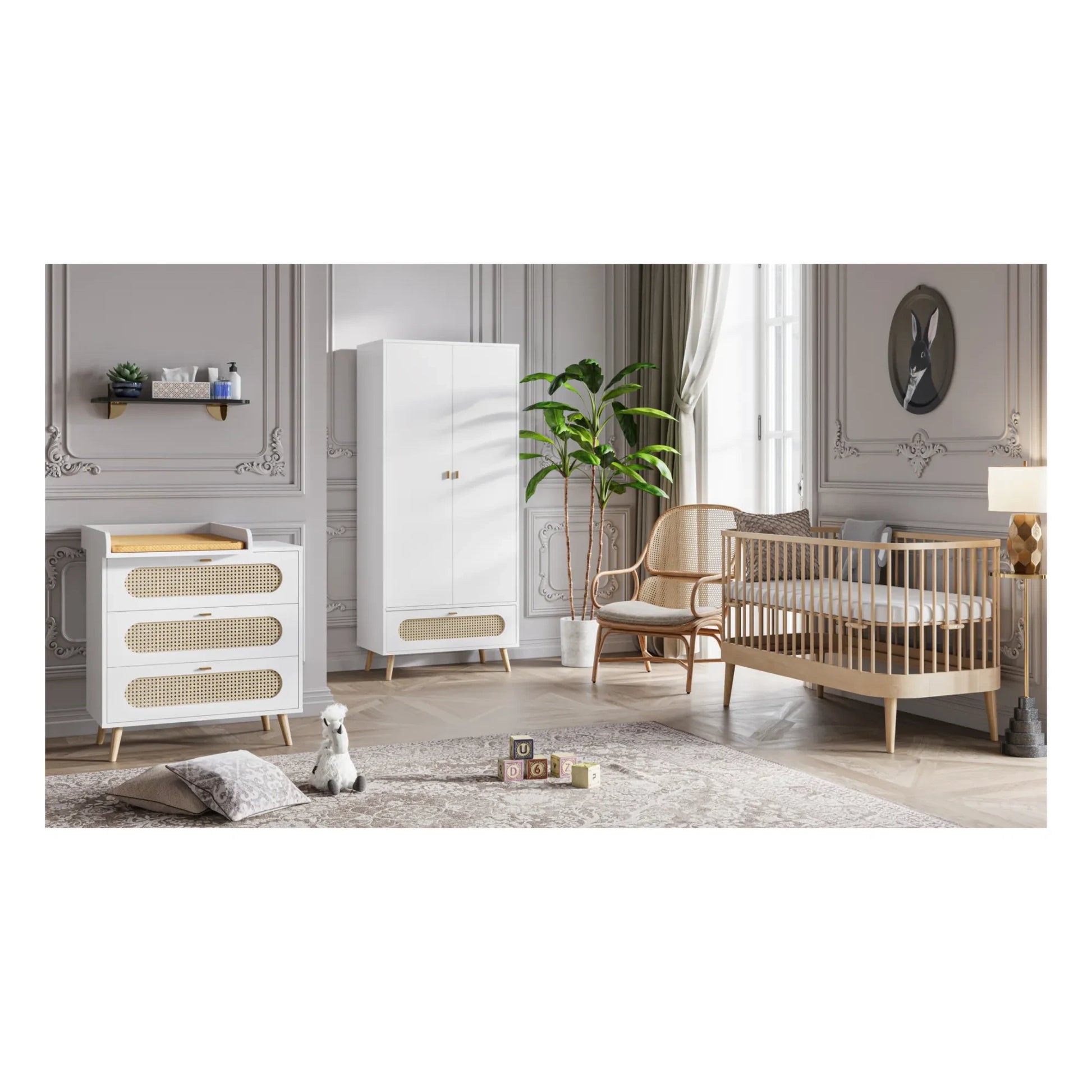 VOX - Cane Wardrobe | White