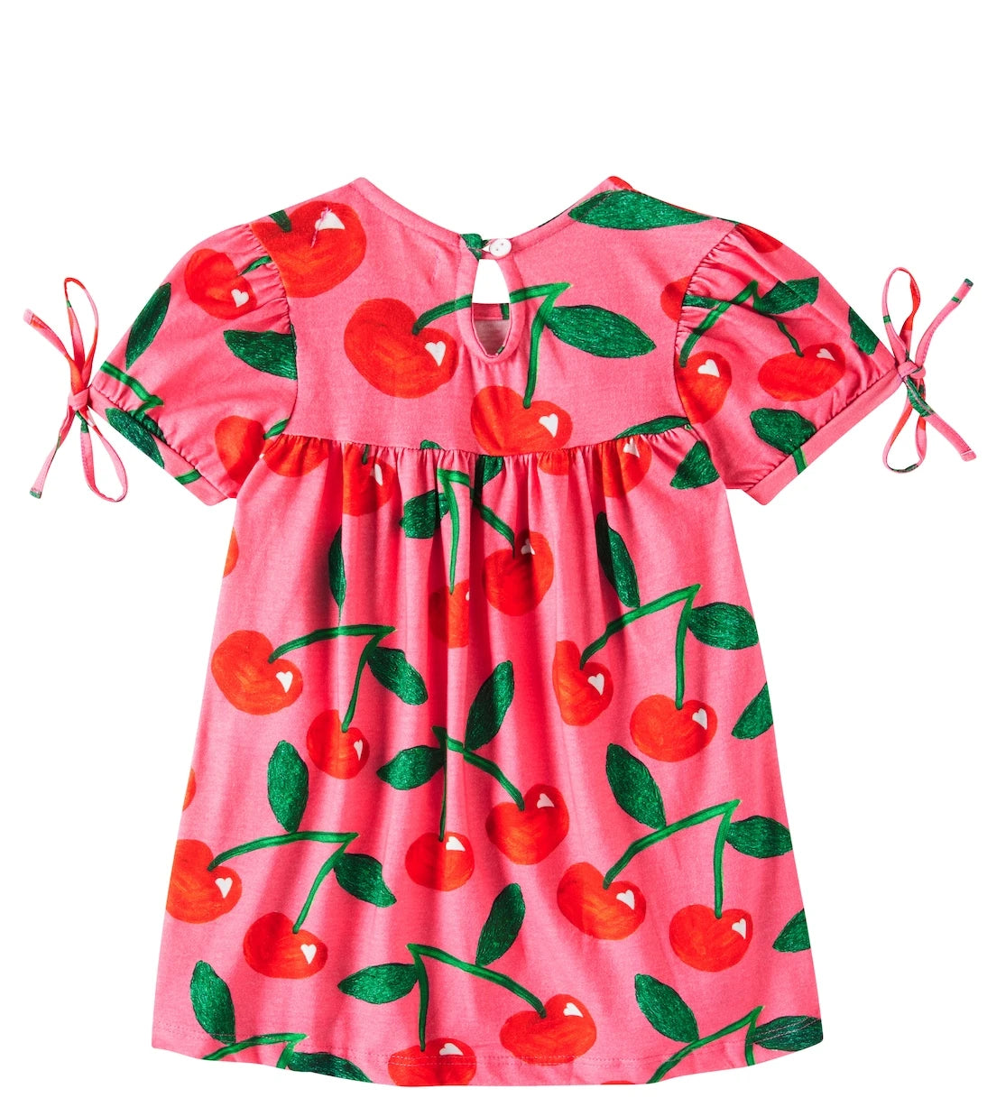 Fábula - Baby printed cotton dress and headband set
