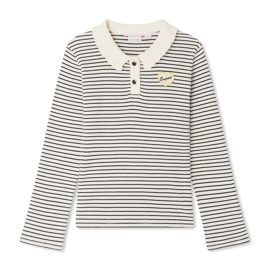 Cotton Stripe Polo Shirt (4-8 Years)