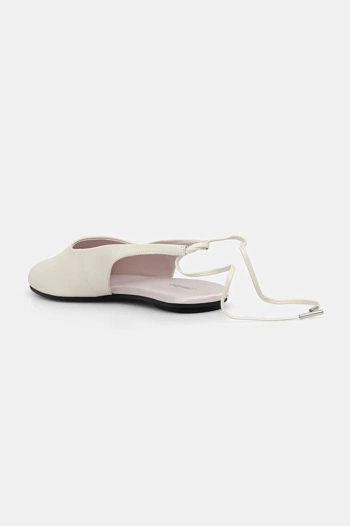 Кожени балеринки Calvin Klein BALLERINA SLING BACK LTH