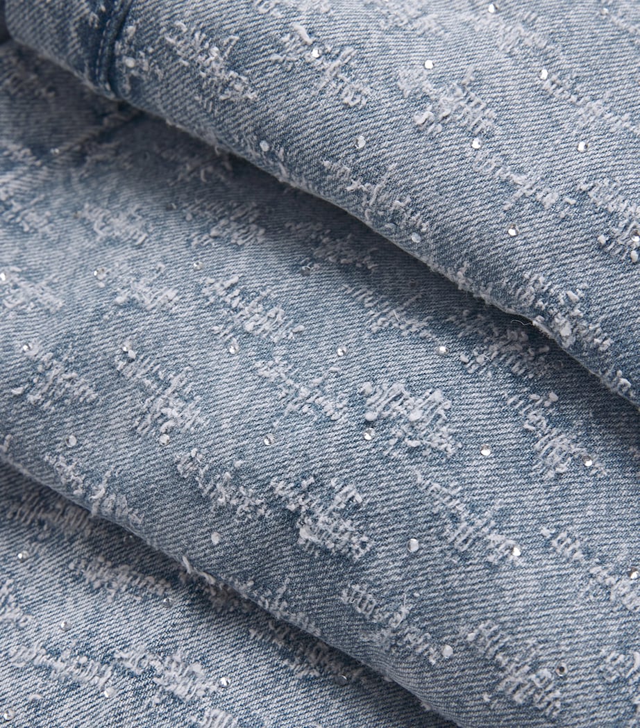 Good American Blue Good Skate Wide-Leg Jeans