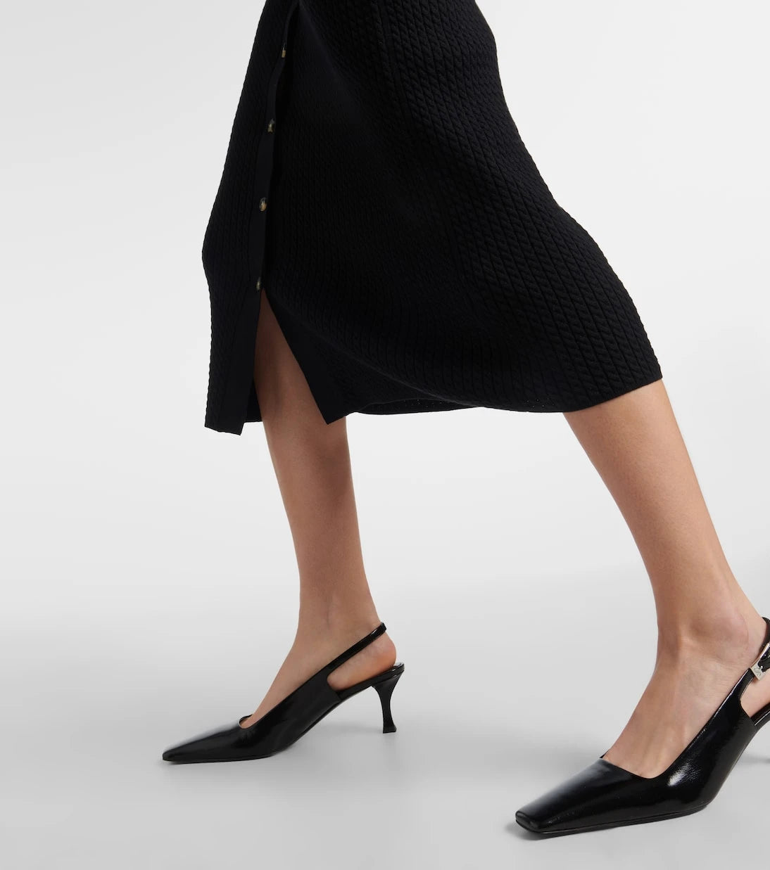 Proenza Schouler - فستان ميدي فيليبس من مزيج القطن وايت ليبل