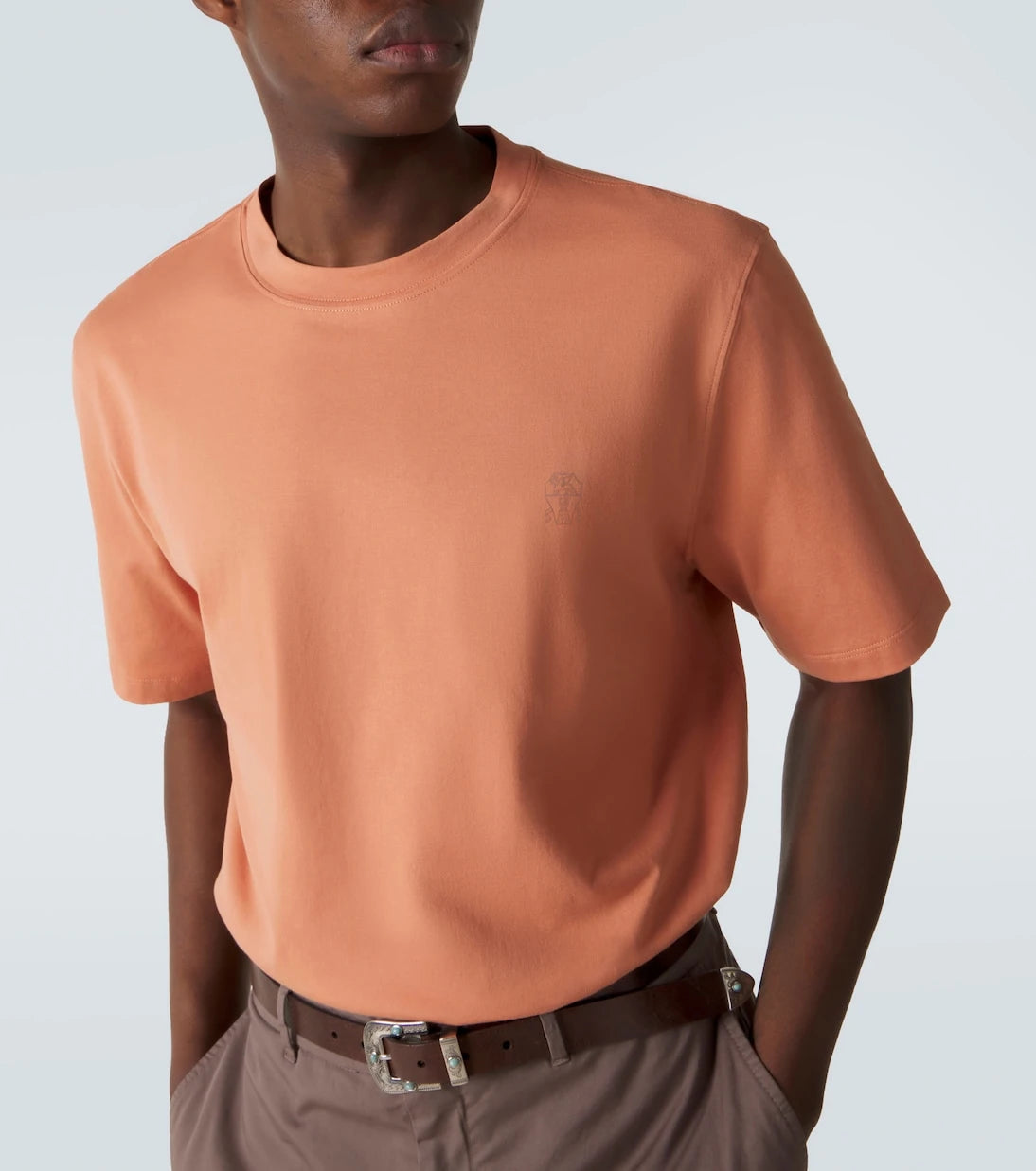 Brunello Cucinelli - Logo cotton jersey T-shirt