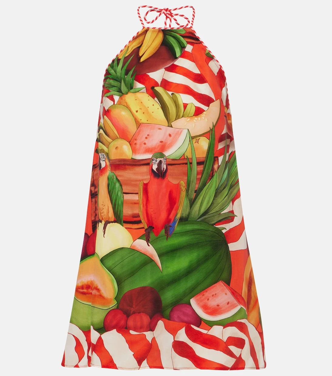 Farm Rio - Fruit Garden halterneck minidress