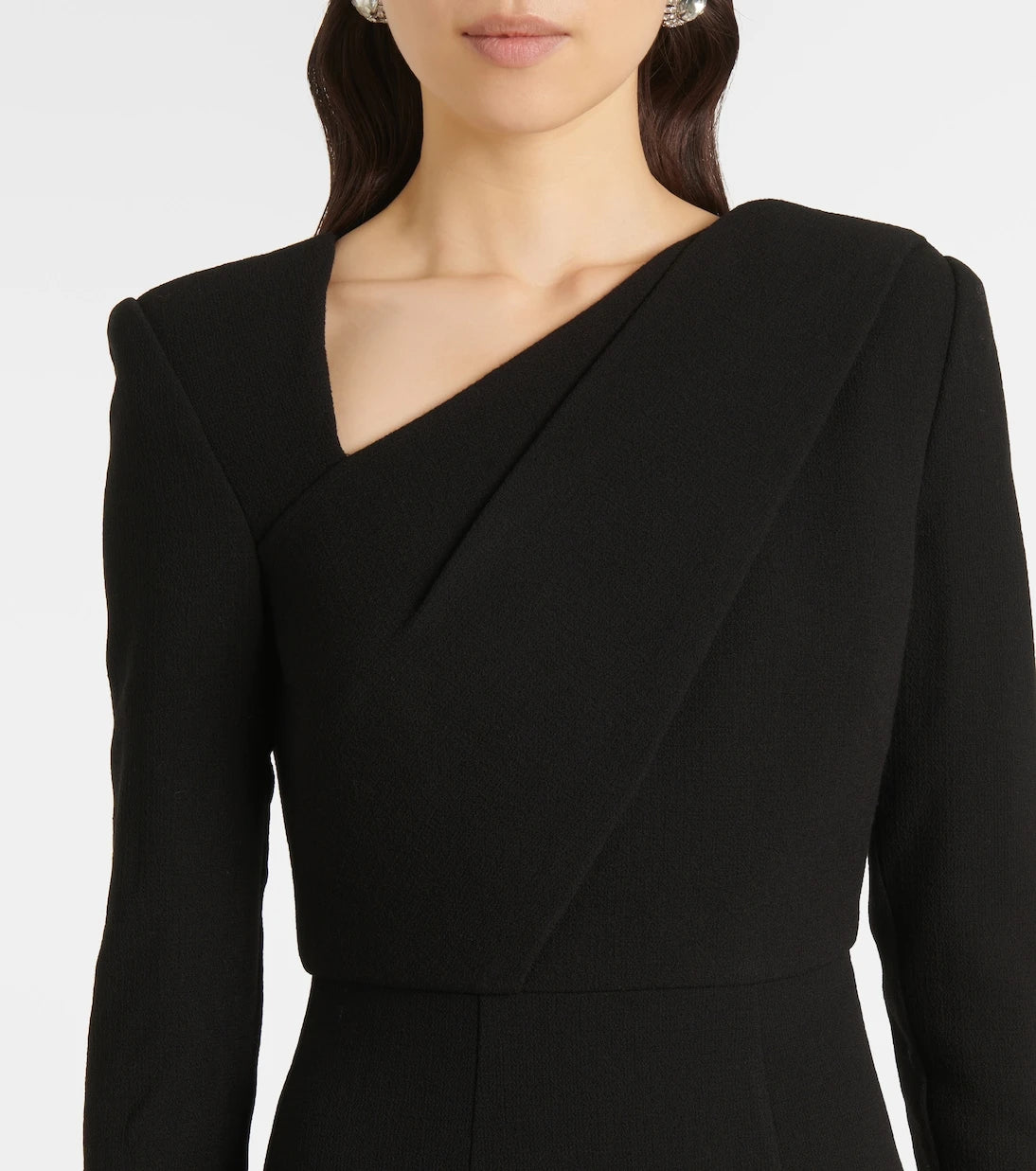 Roland Mouret - Wool crêpe midi dress